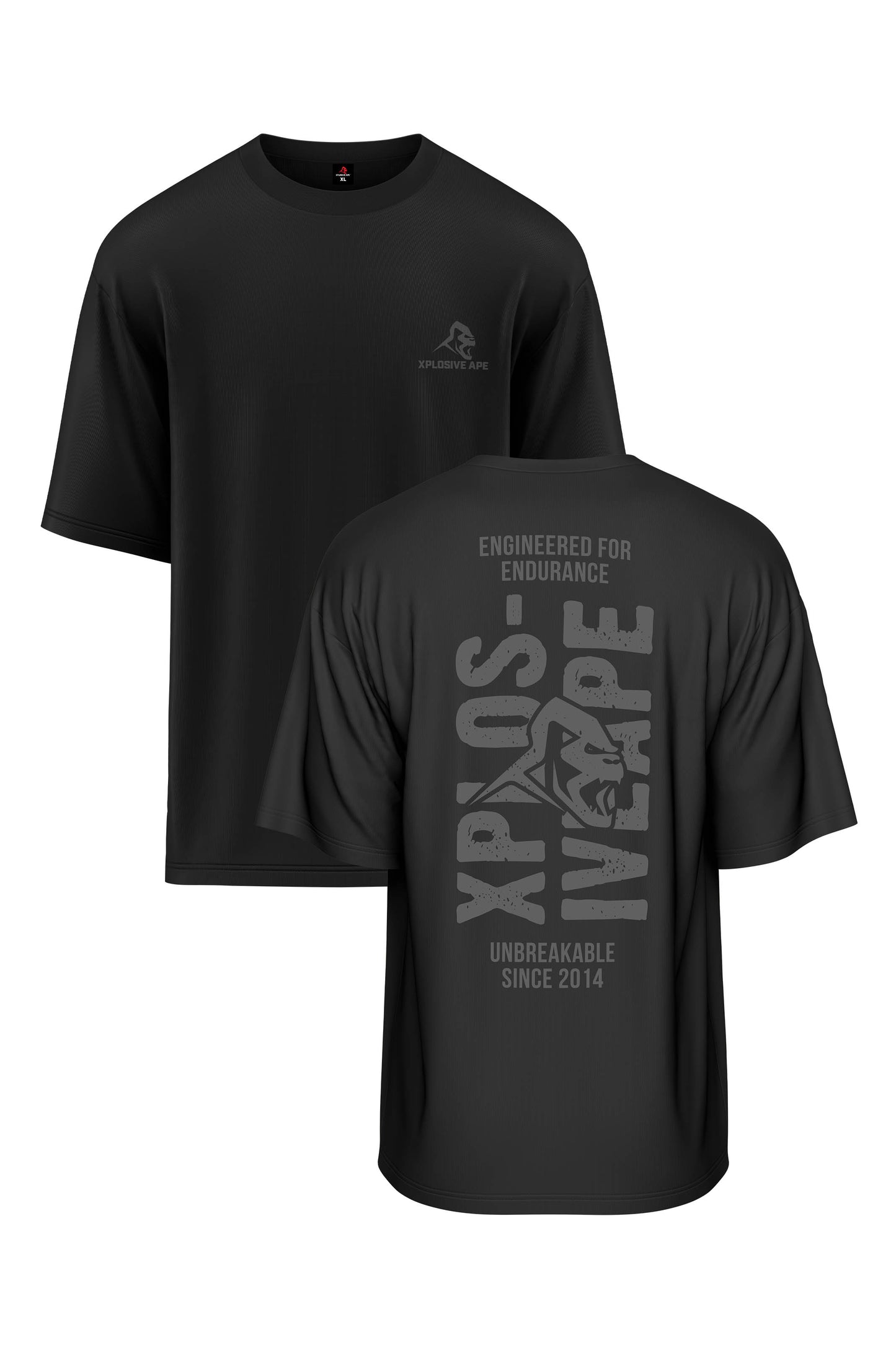 XAPE Unbreakable Oversized Tee - Black