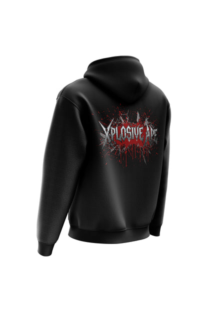 XAPE Bloodchrome String Hoodie - Black