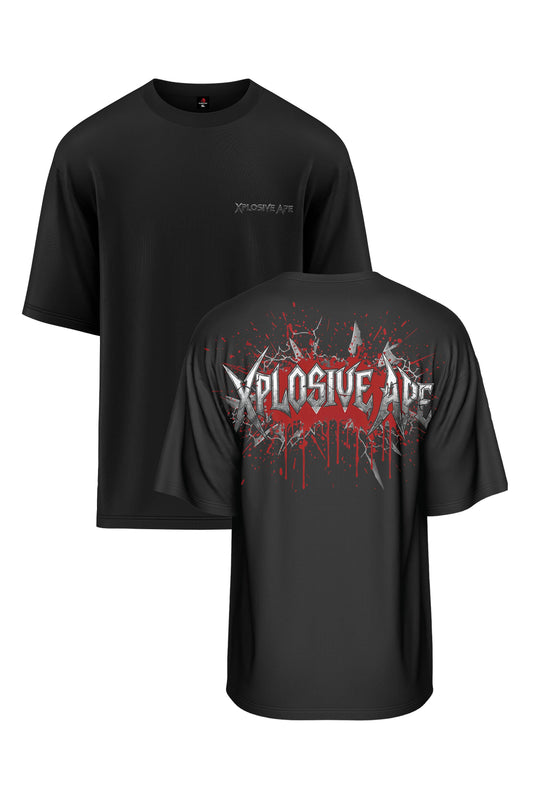 XAPE Bloodchrome Oversized Tee - Black