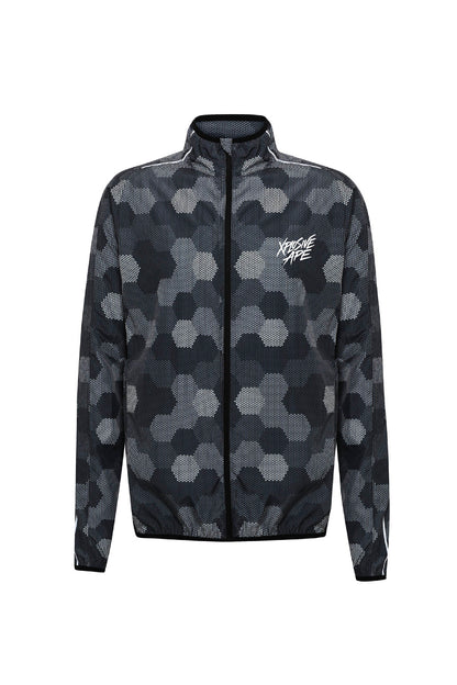 XAPE Brush Script Fitness Jacket - Black