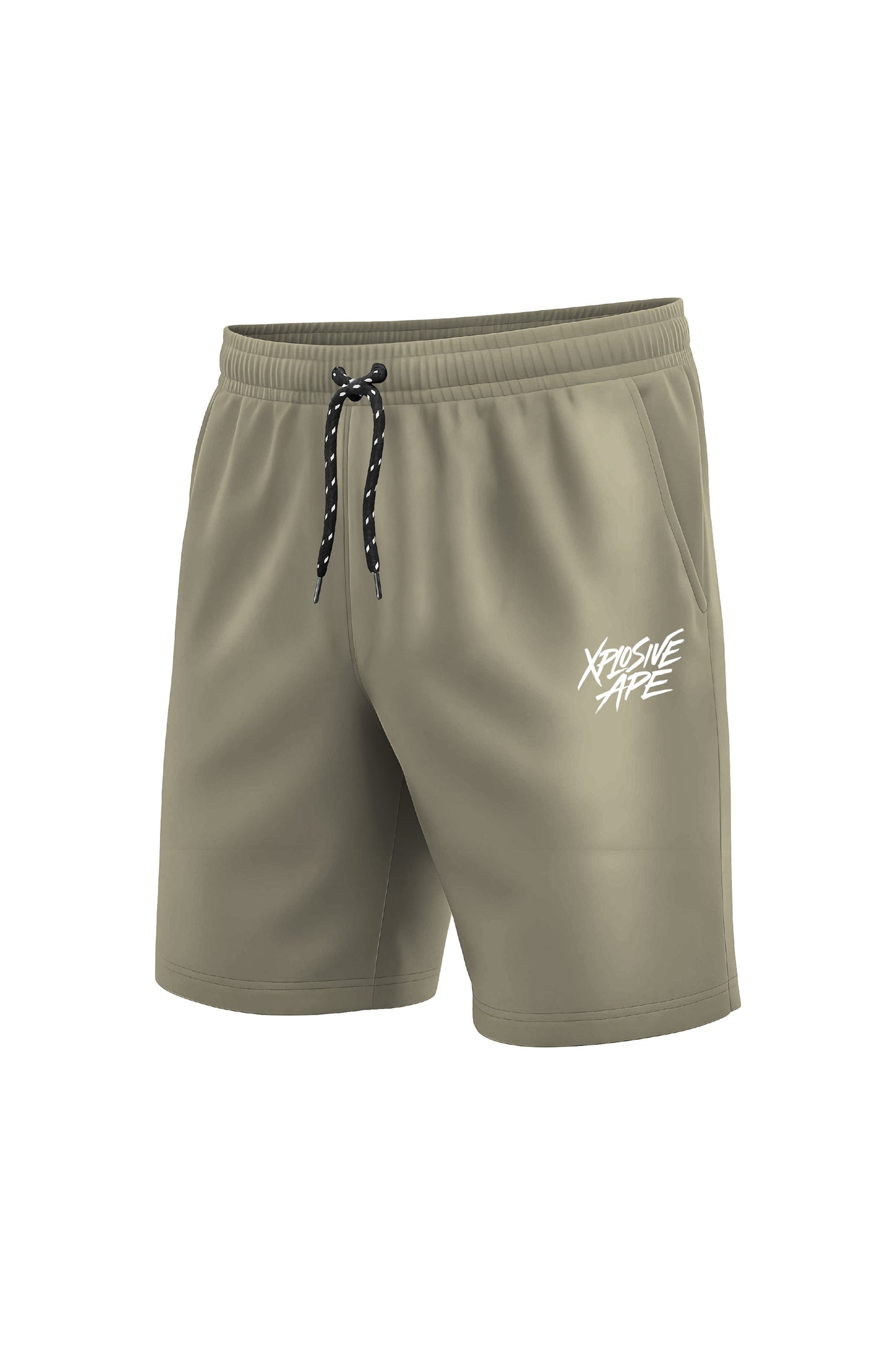 XAPE Classic Brush Script Shorts - Light Green