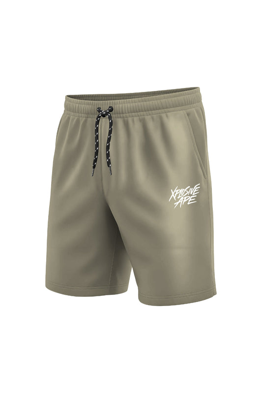 XAPE Classic Brush Script Shorts - Light Green