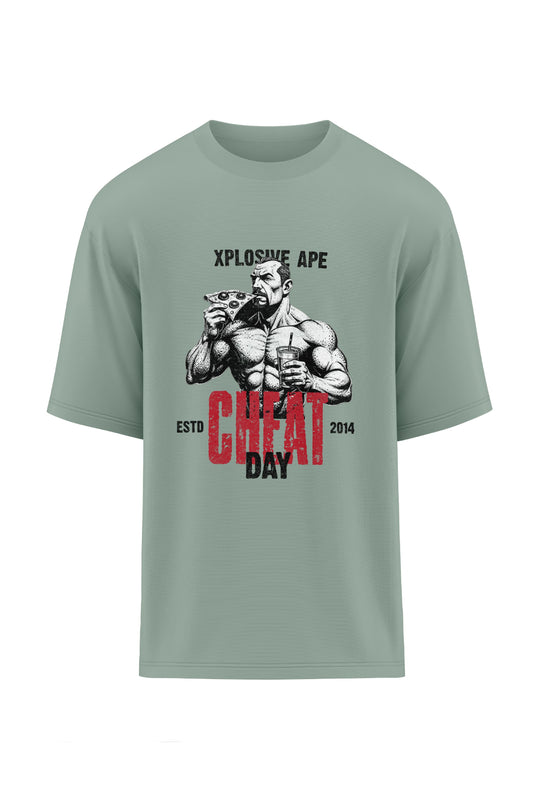 XAPE Cheat Day Oversized Tee - Sage
