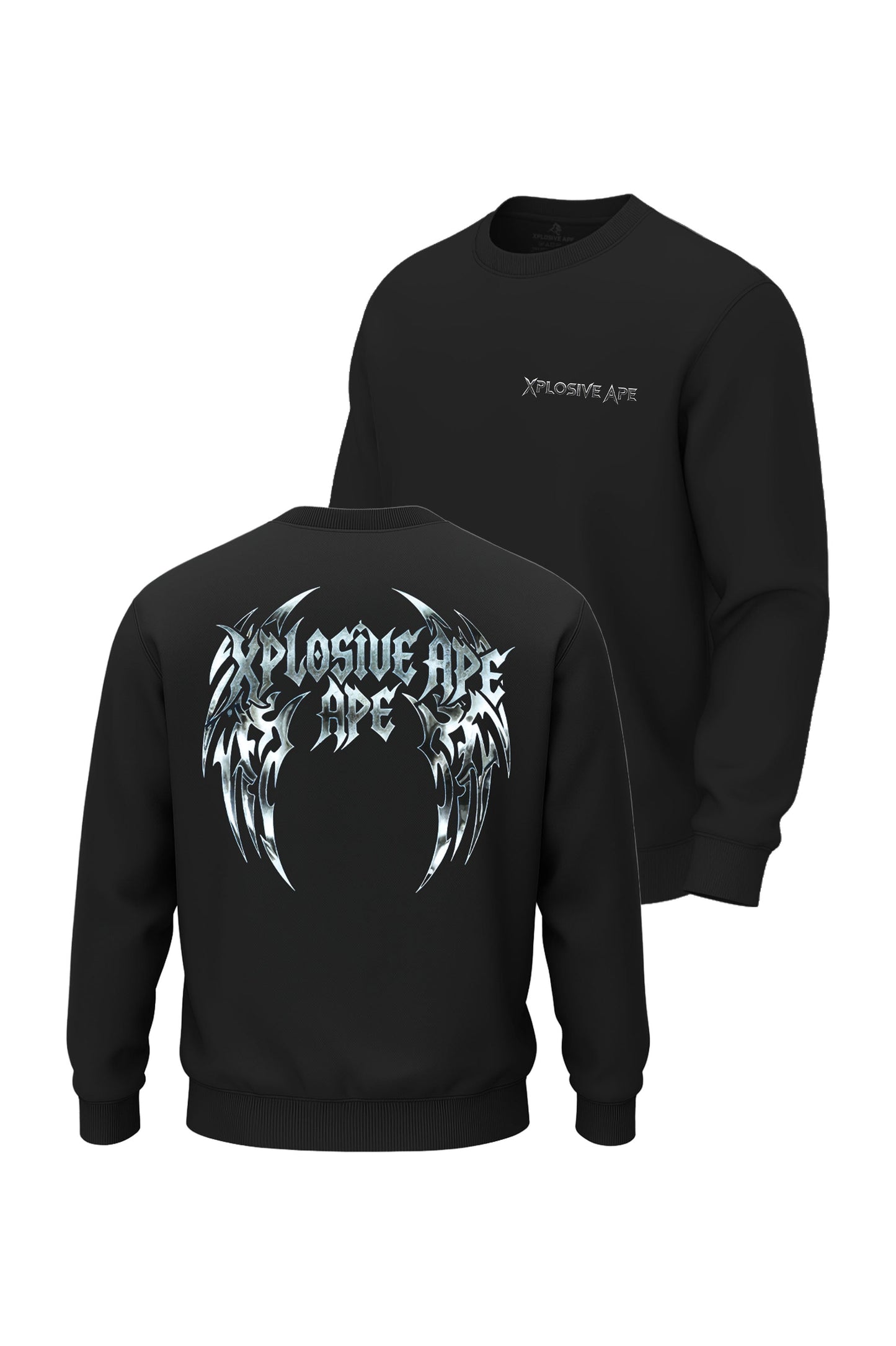 XAPE Chromeblade Wings Sweatshirt - Black