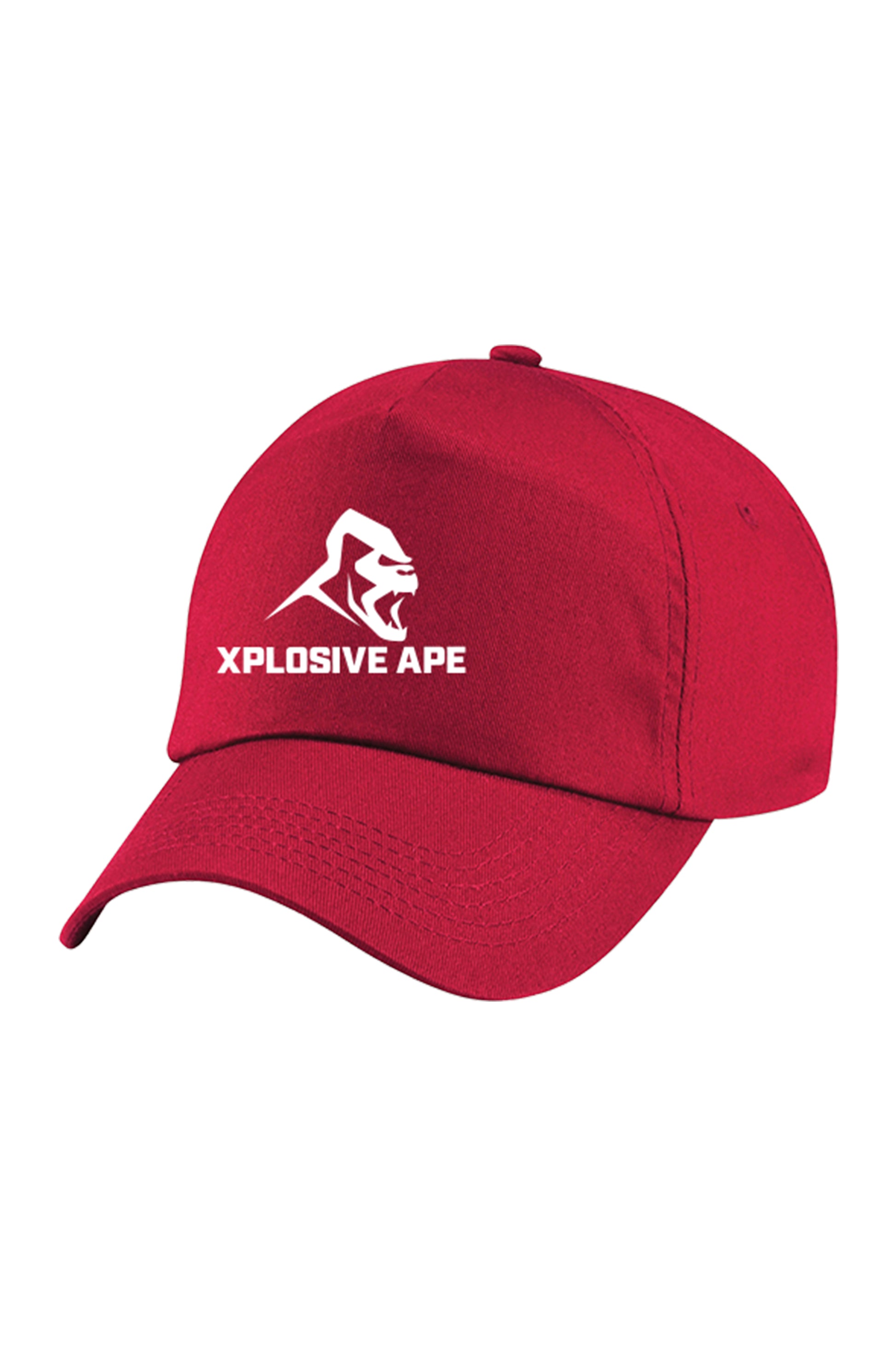 XAPE Classic Five Panel Cap - Classic Red