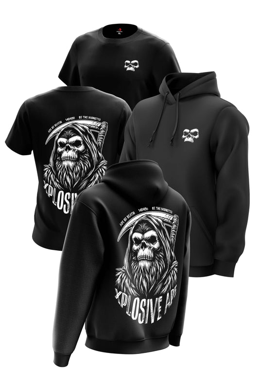 XAPE Ape of Death Hoodie & Tee - Black