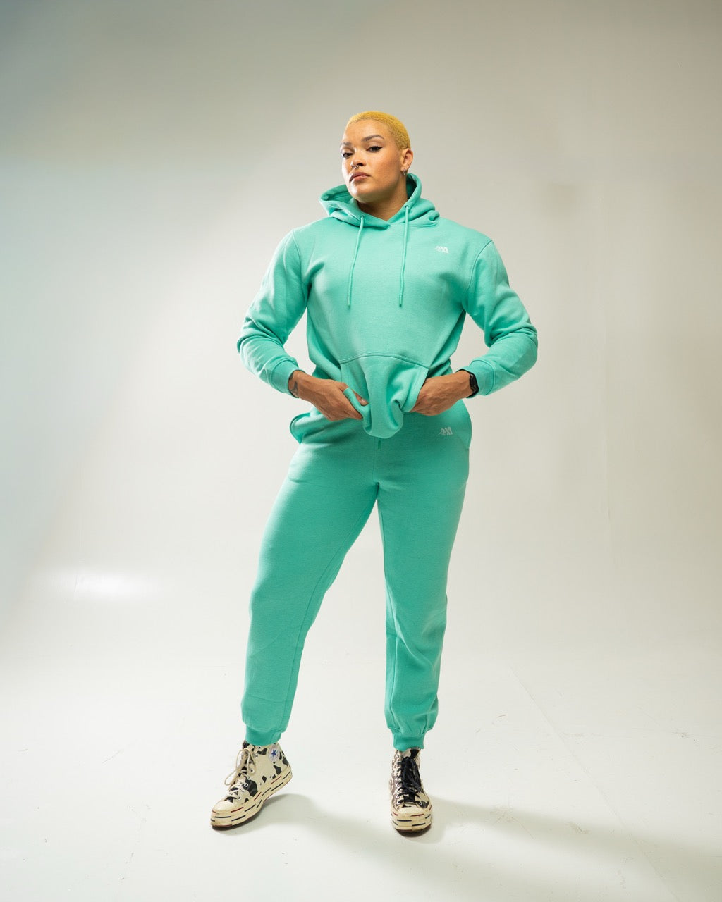 XAPE Core Logo Hoodie - Deep Teal