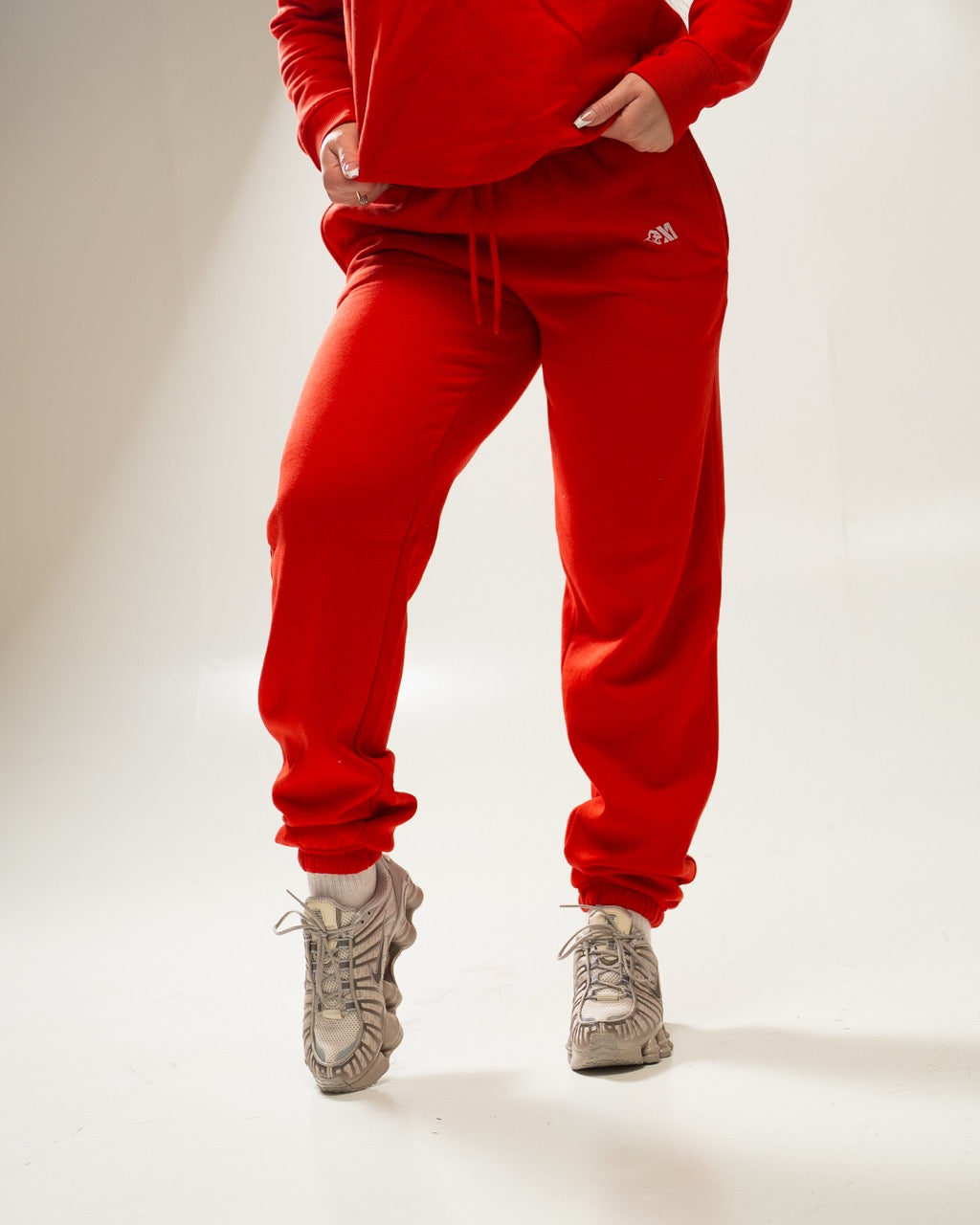 XAPE Core Logo Studio Joggers - Red