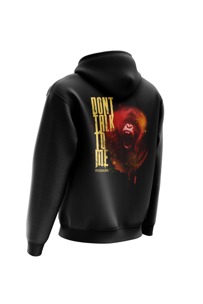 XAPE Don'T Talk To Me 2.0 Tee & Hoodie Combo - Black