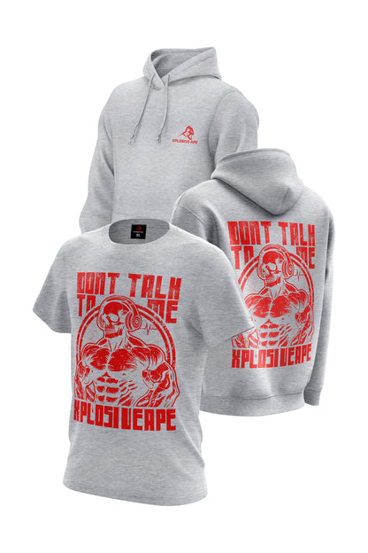 XAPE DTTM Hoodie & Tee Combo - Sports Grey