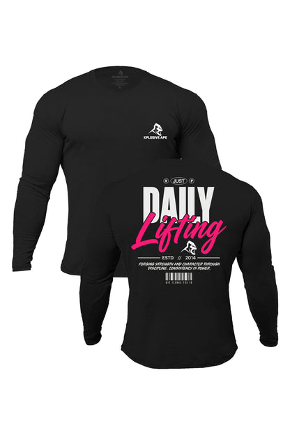 XAPE Daily Lifting Long Sleeve Tee - Black