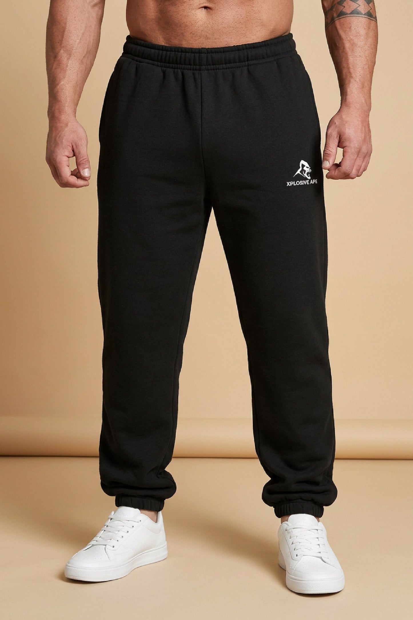 XAPE Division Oversized Joggers - Black