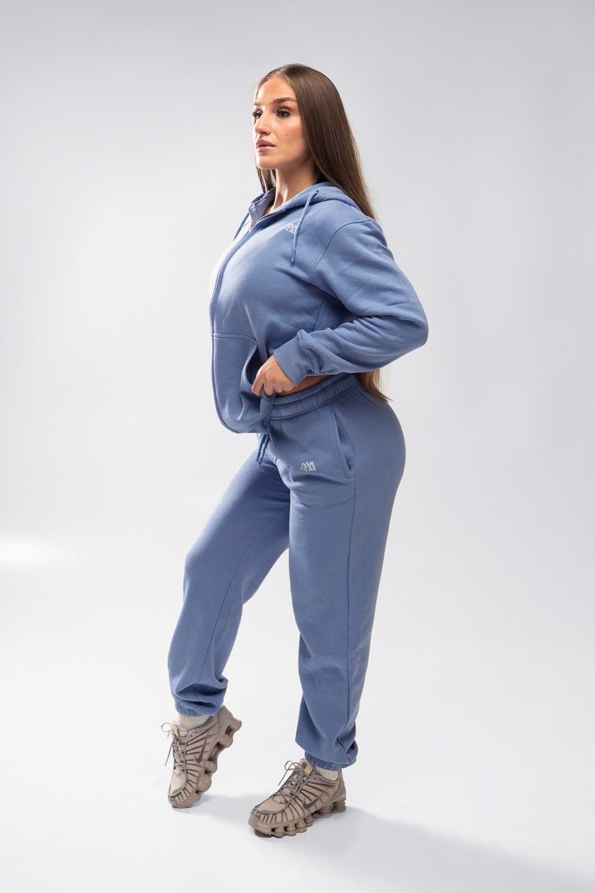 XAPE Core Logo Studio Joggers - Slate Blue