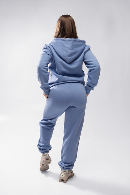 XAPE Core Logo Studio Joggers - Slate Blue