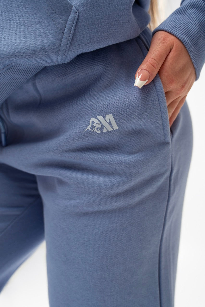 XAPE Core Logo Studio Joggers - Slate Blue