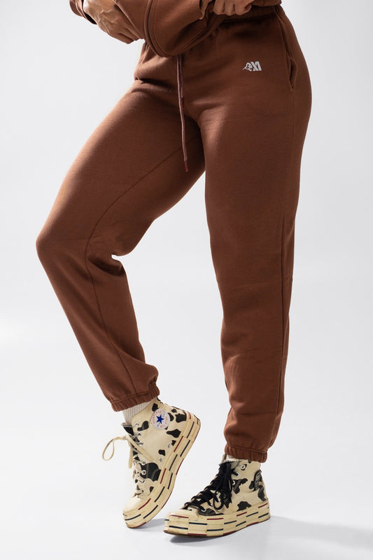 XAPE Core Logo Studio Joggers - Cocoa