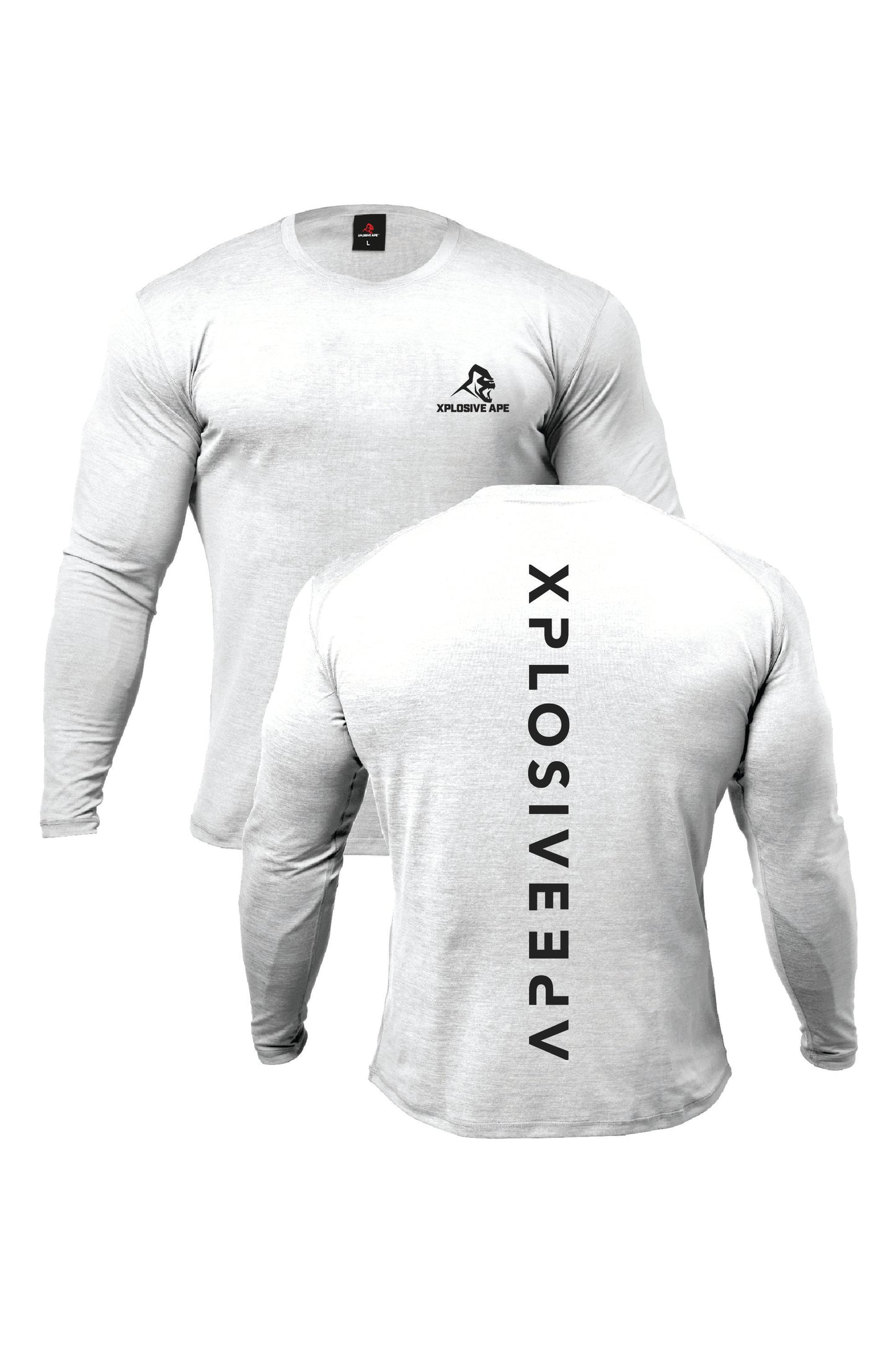 XAPE Futuristic V2 Long Sleeve Tee - White