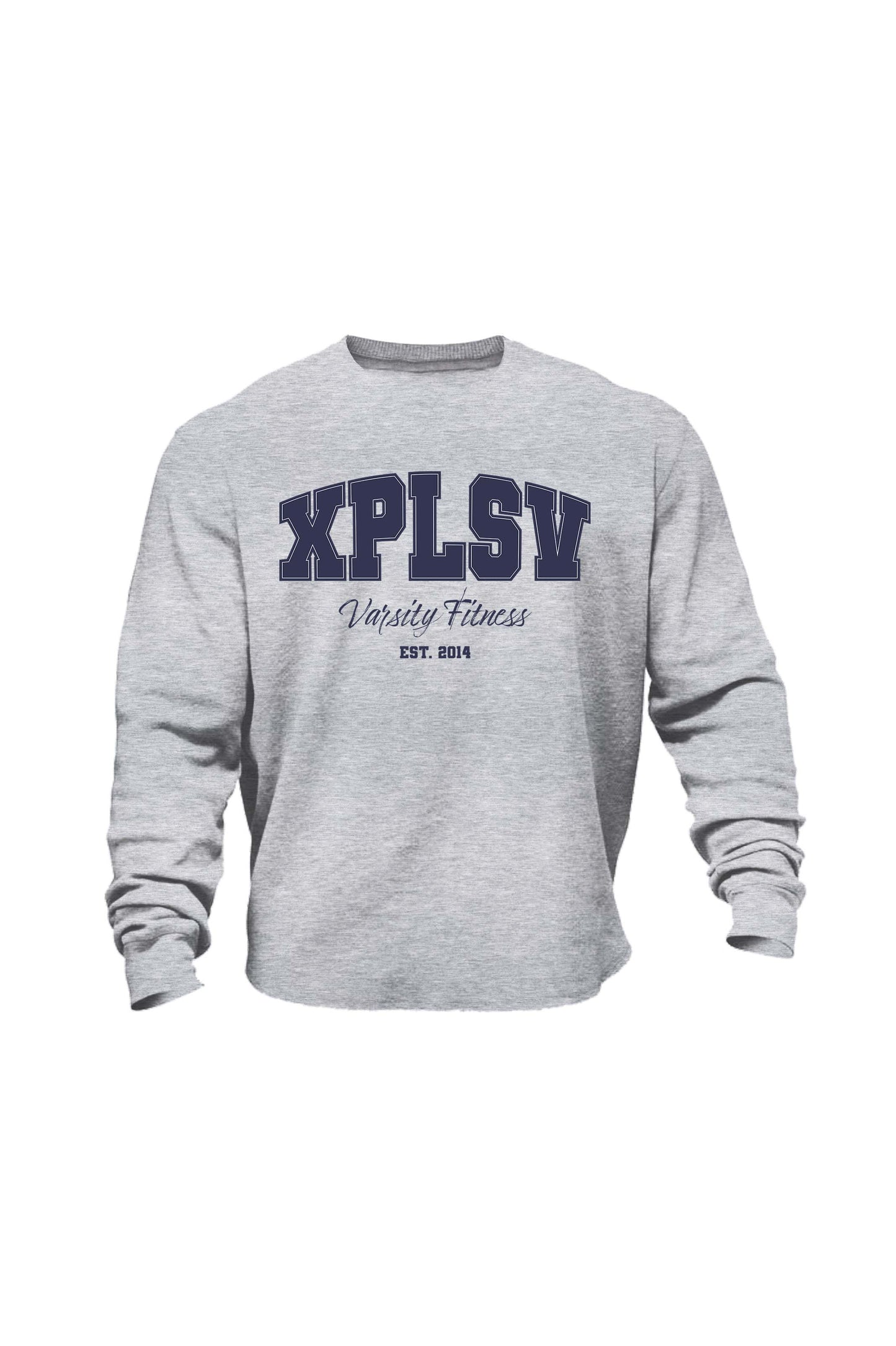 XAPE Varsity Fitness V1 Sweatshirt - Grey Marl