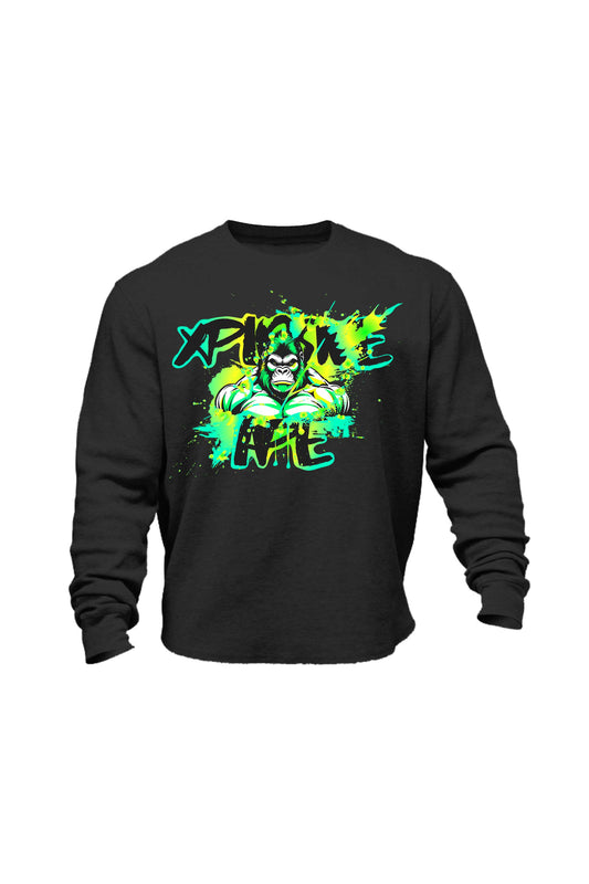 XAPE Splatter Graffiti V2 Sweatshirt - Black