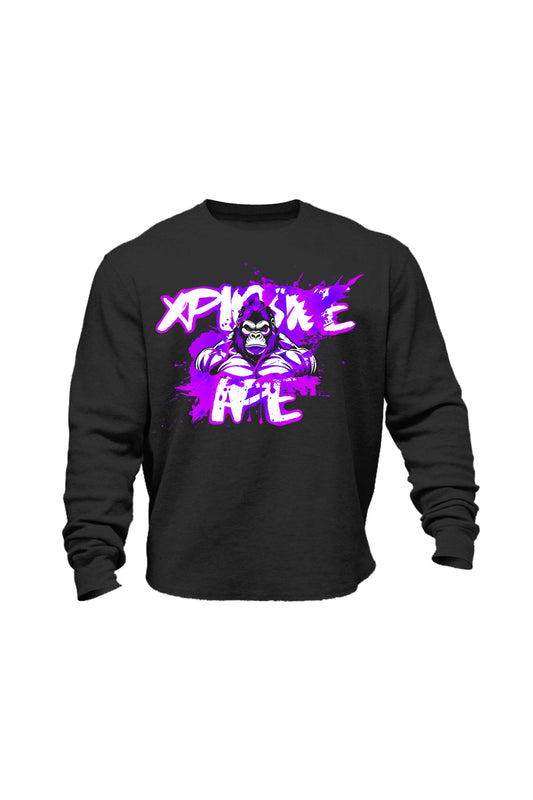 XAPE Splatter Graffiti V1 Sweatshirt - Black