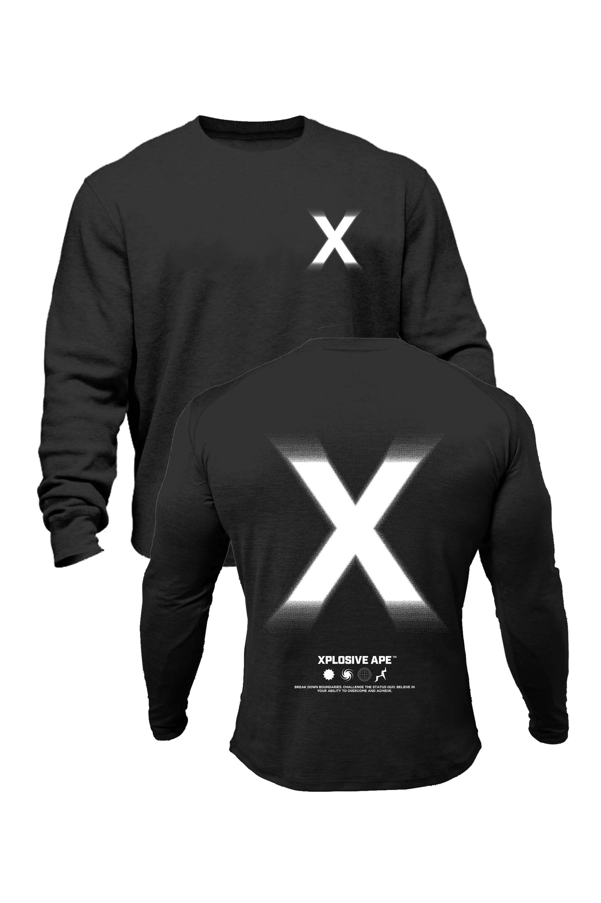 XAPE Halftone X V2 Sweatshirt - Black