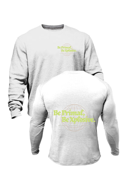 XAPE Primal Globe V3 Sweatshirt - White