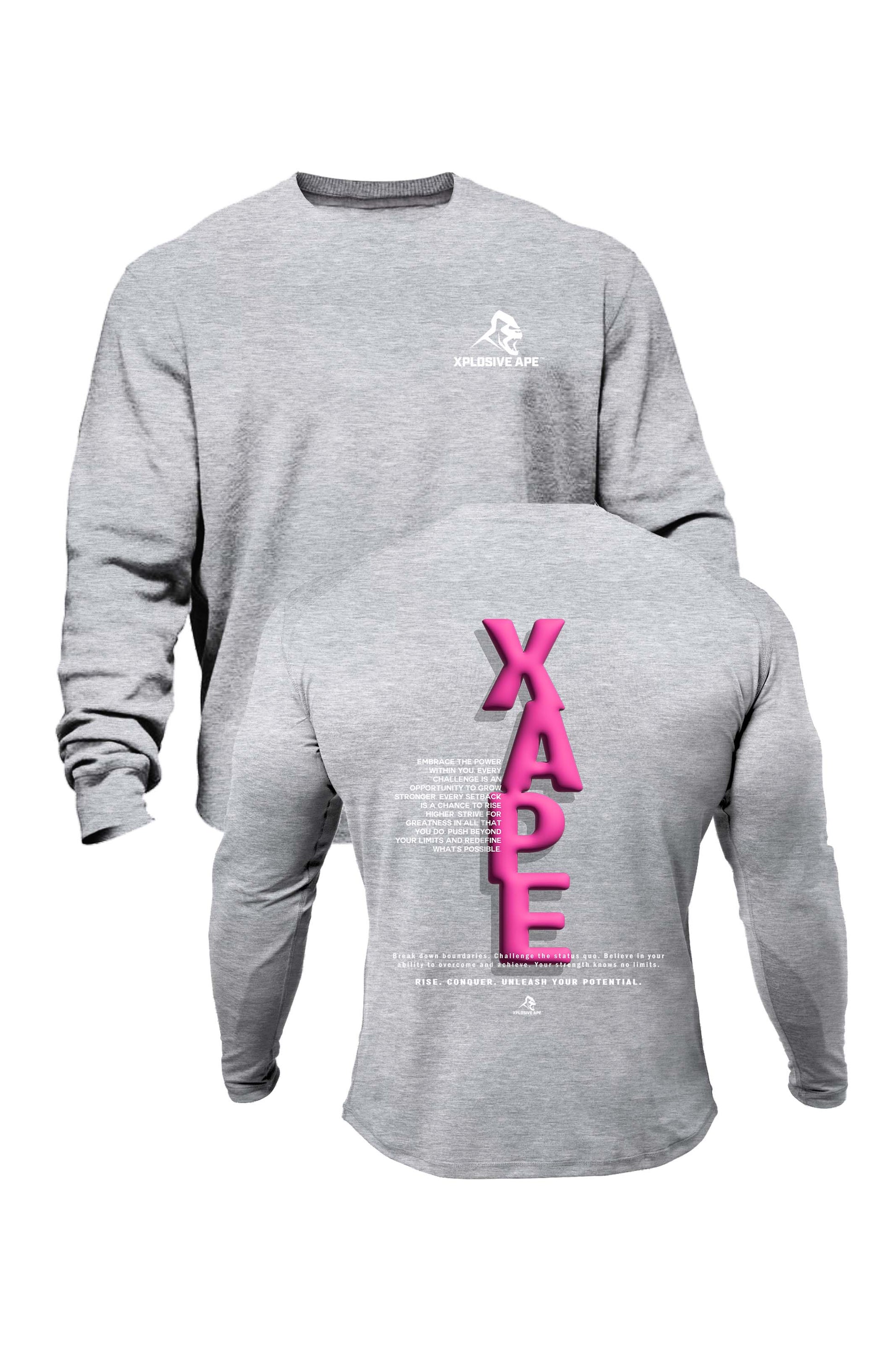 XAPE Potential V2 Sweatshirt - Grey Marl