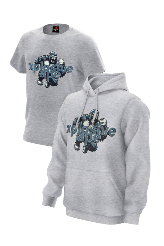 XAPE Fury V1 Hoodie & Tee - Grey