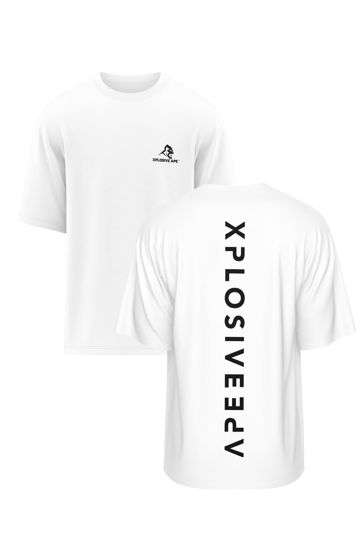 XAPE Futuristic V2 Oversized Tee - White