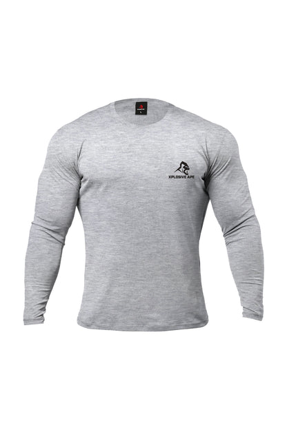 XAPE Futuristic Long Sleeve Tee - Sports Grey