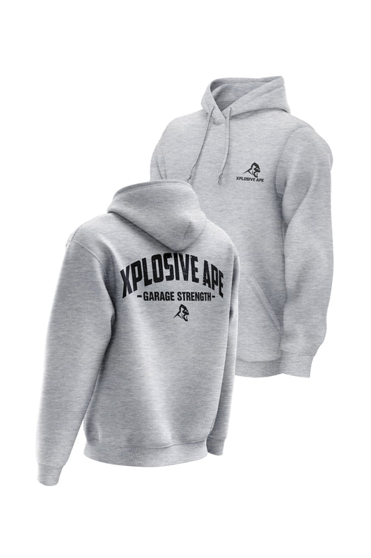 XAPE Garage Strength V2 String Hoodie - Sports Grey