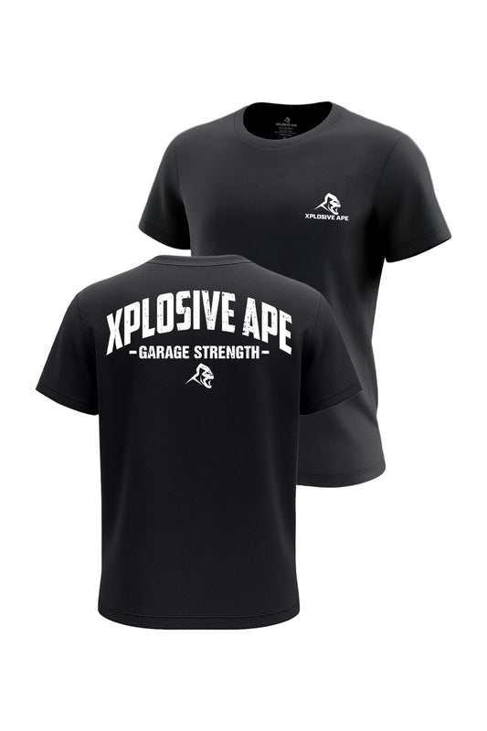 XAPE Garage Strength Tech Tee - Black