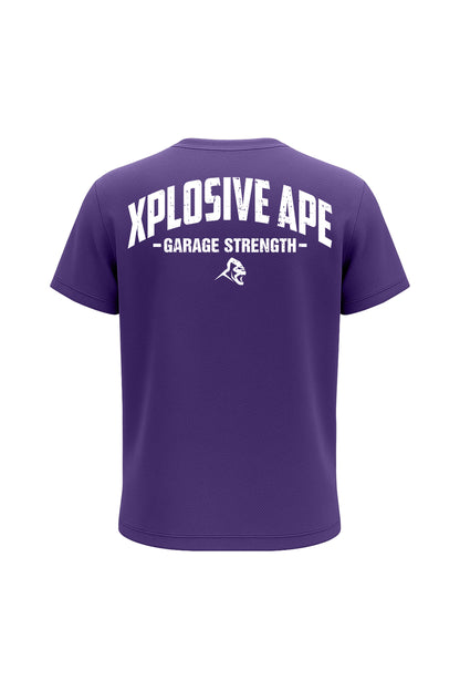 XAPE Garage Strength Tech Tee - Purple