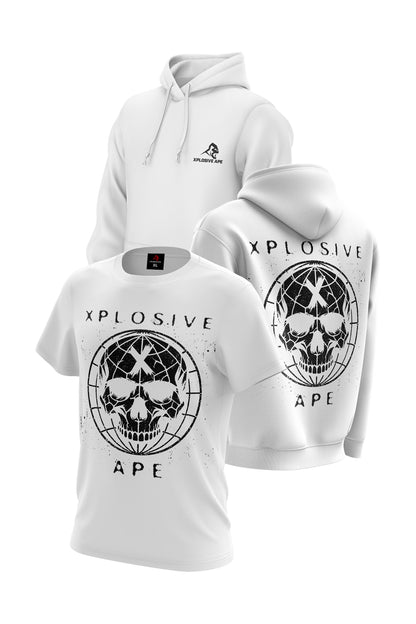 XAPE Global Hoodie & Tee Combo - White