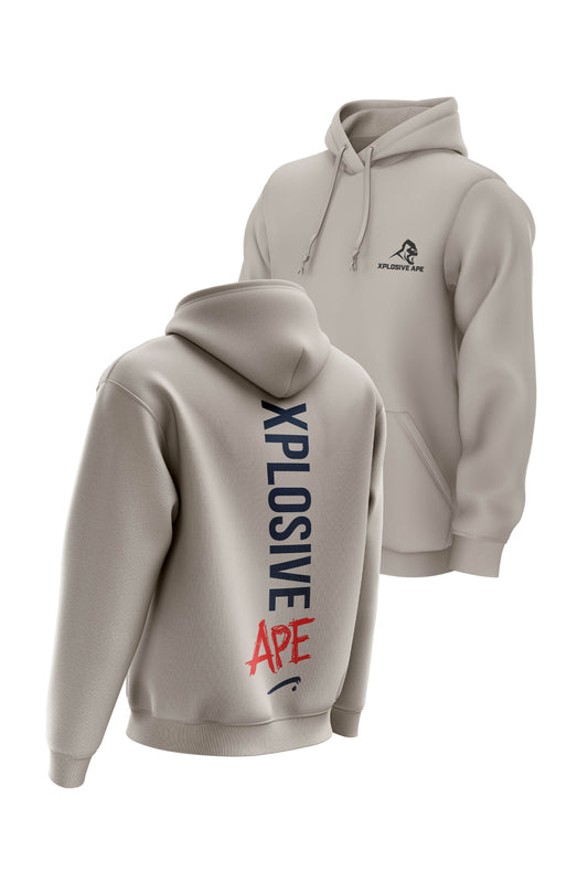 XAPE Graffiti V2 String Hoodie - Sand