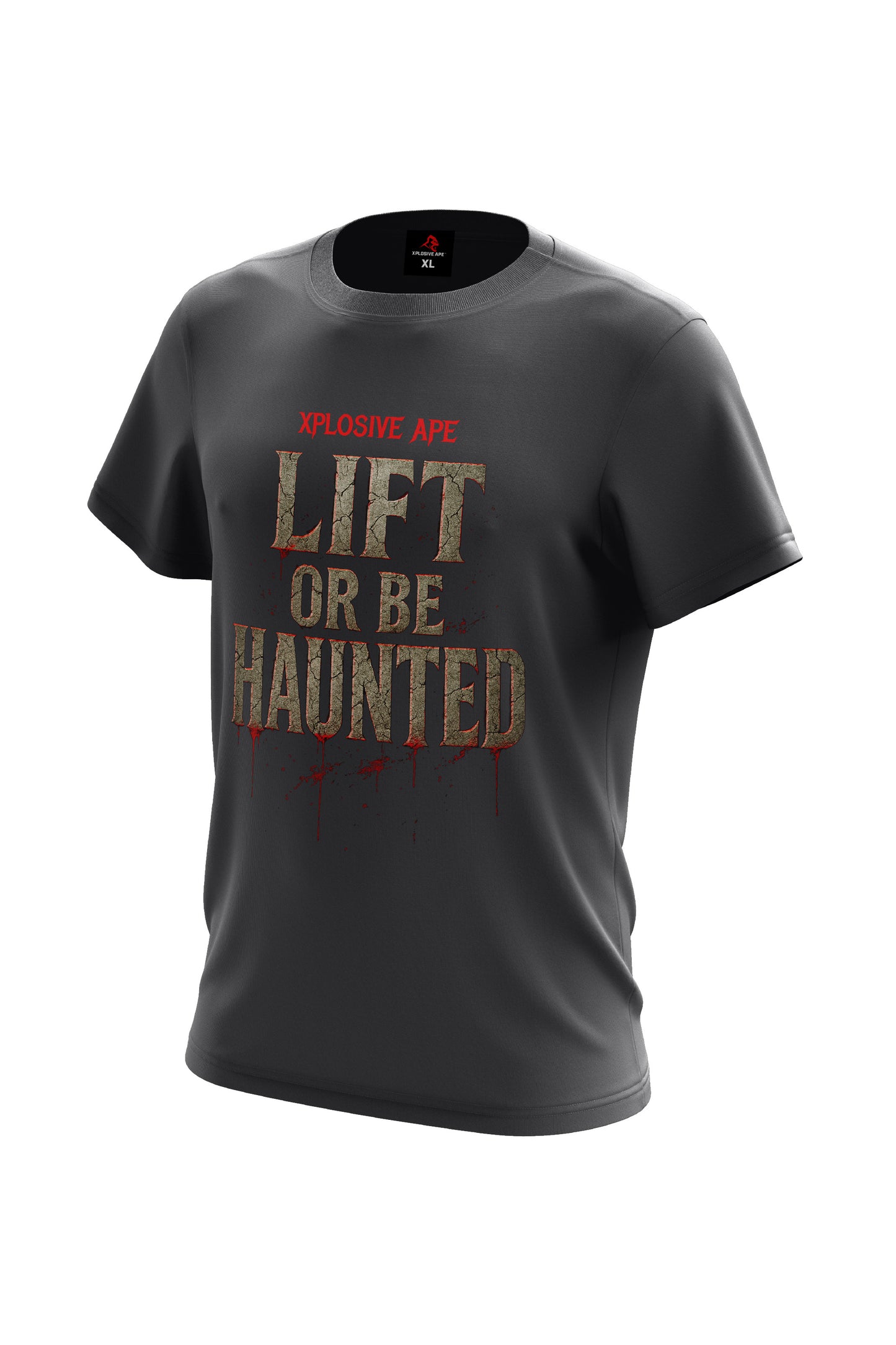 XAPE Lift or be Haunted Tee - Charcoal