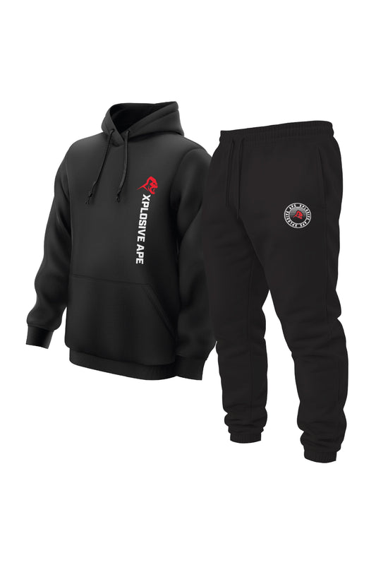 XAPE Originals Hoodie & Venus Joggers Combo - Black