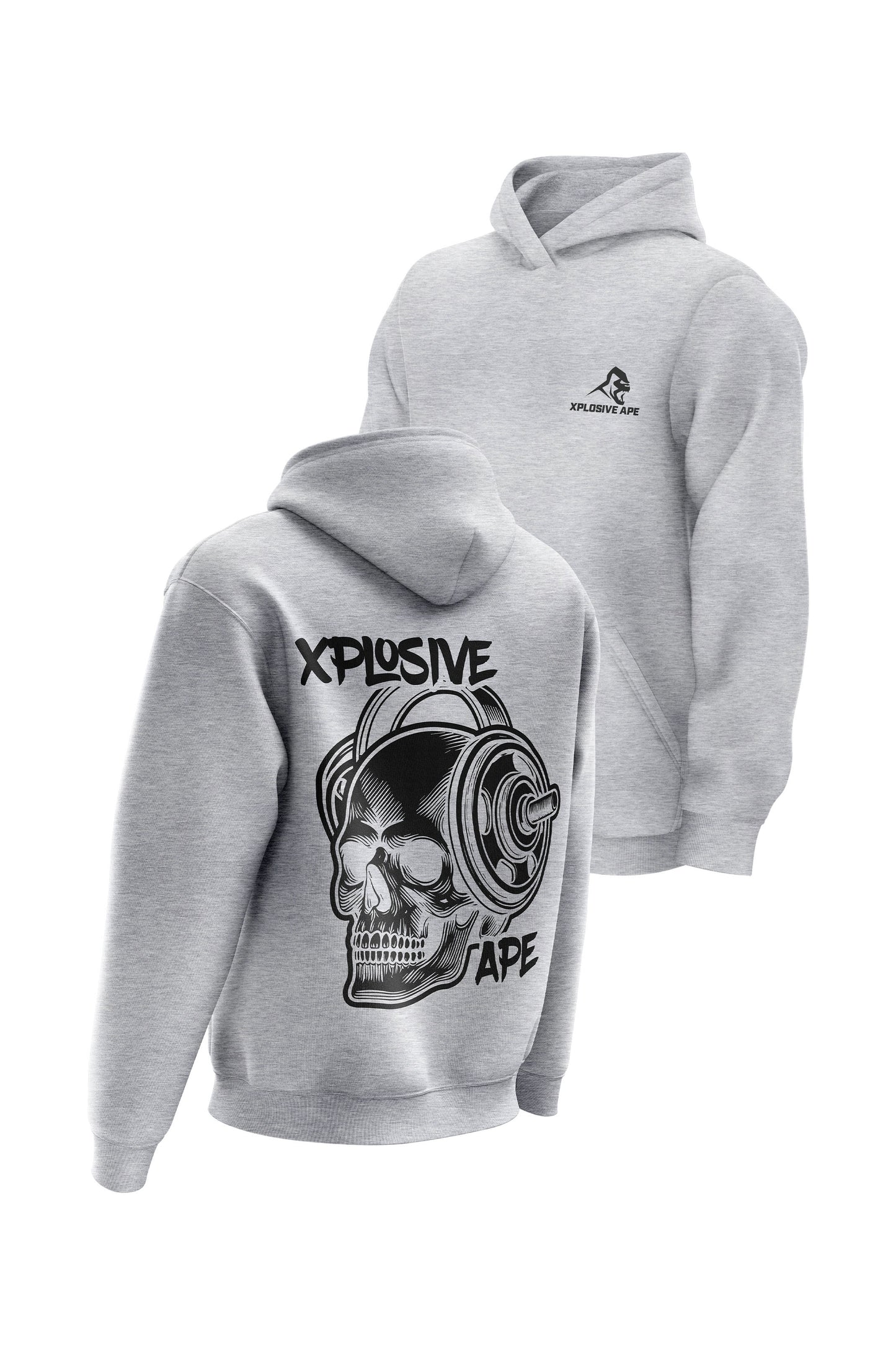 XAPE Headcheese Hoodie - Heather Grey