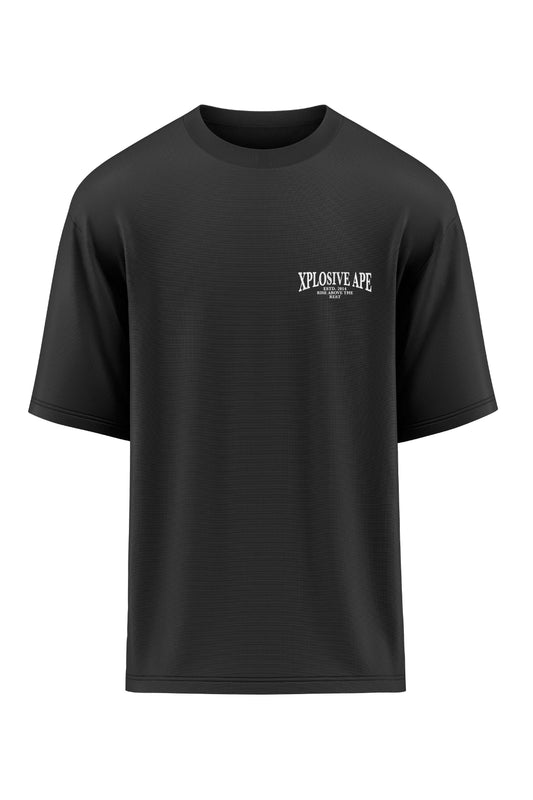 XAPE Heritage Oversized Tee - Black
