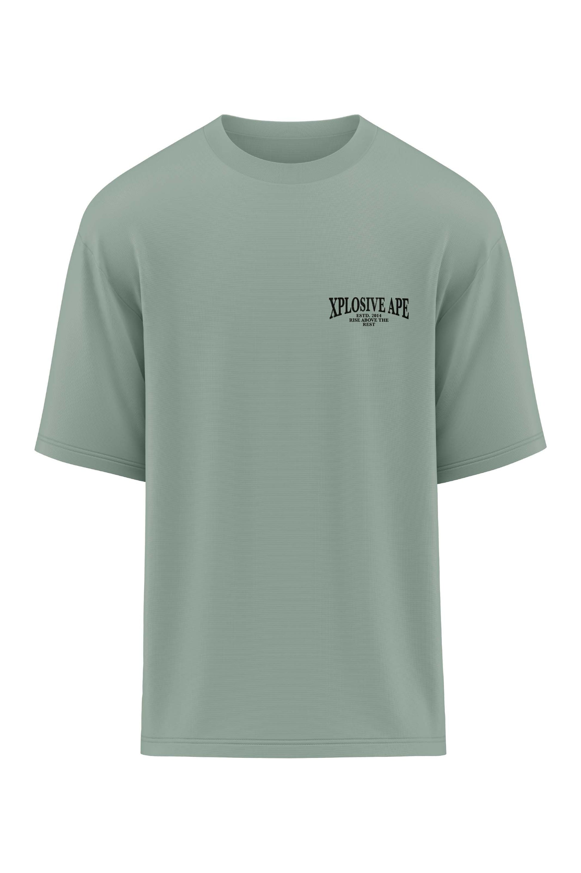 XAPE Heritage Oversized Tee - Sage
