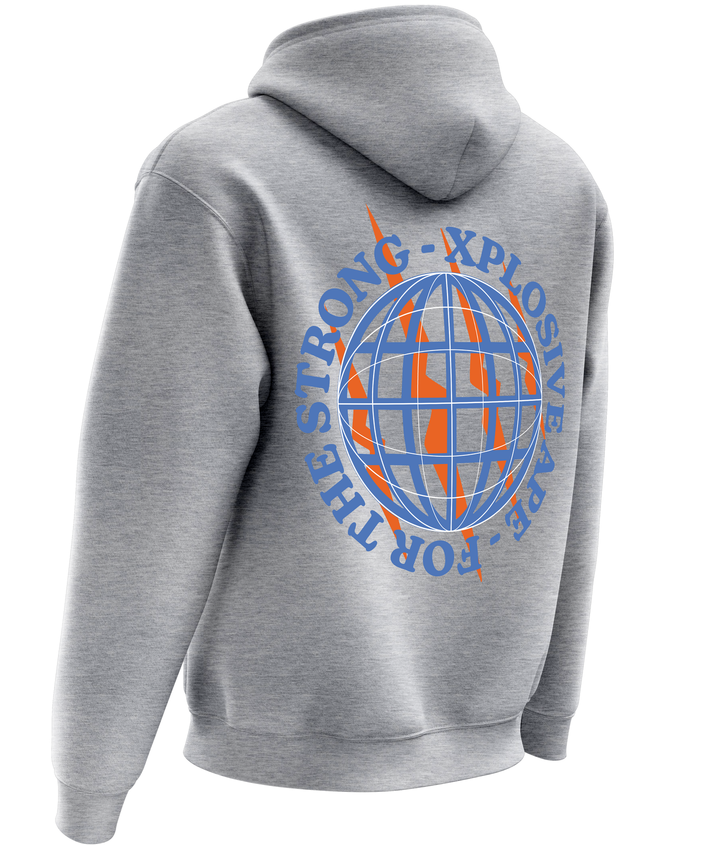 XAPE FTS Global Hoodie - Grey Marl