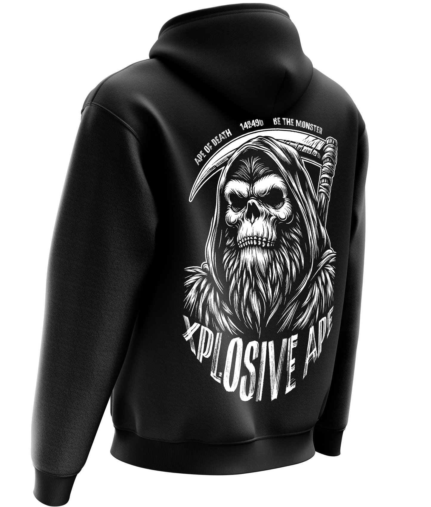 XAPE Ape of Death Hoodie - Black