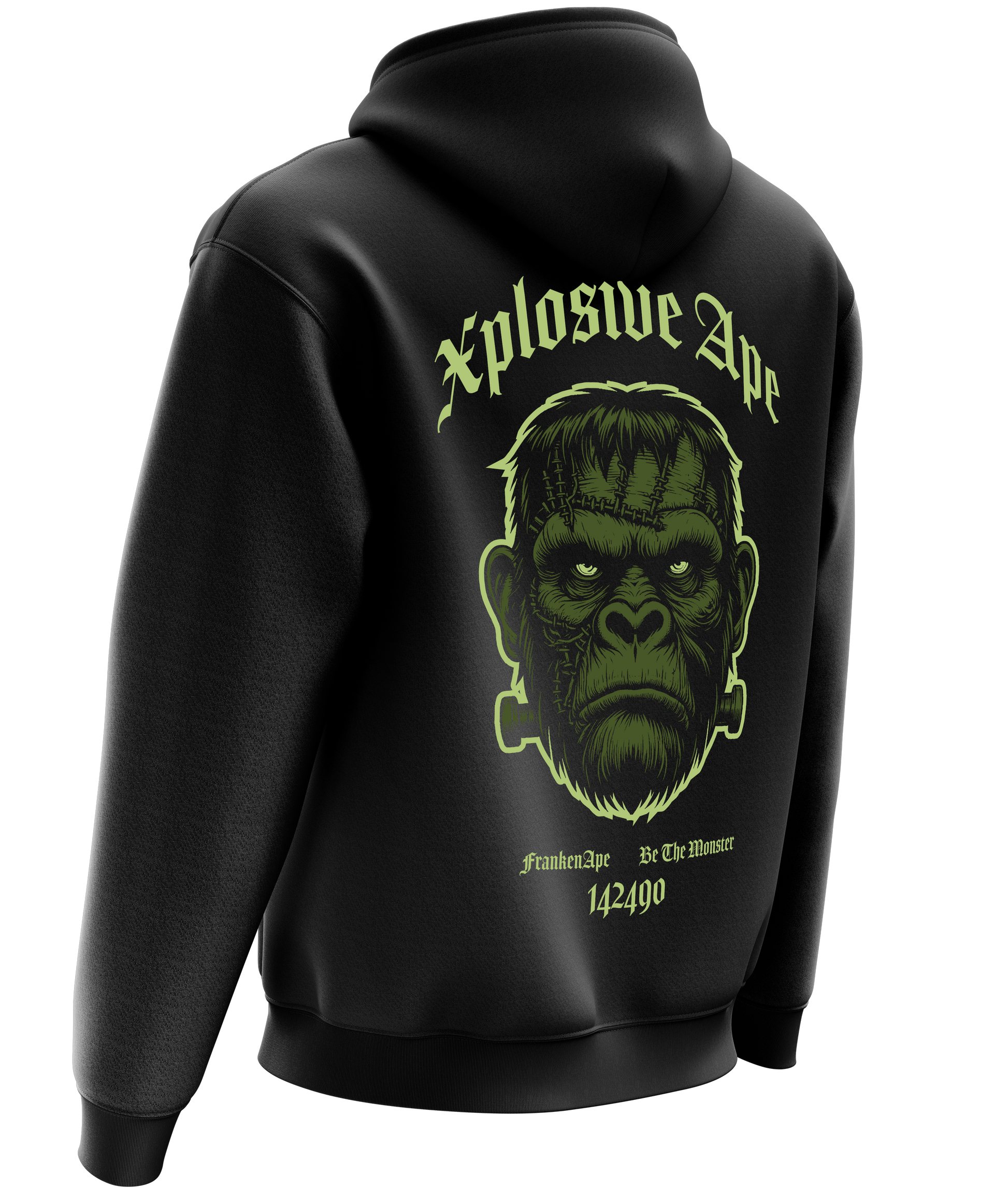 XAPE FrankenApe V2 Hoodie - Black