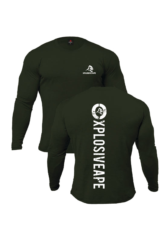 XAPE Impact V2 Long Sleeve Tee - Forest Green