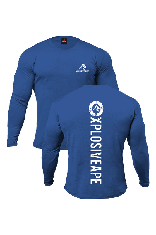 XAPE Impact V2 Long Sleeve Tee - Royal Blue