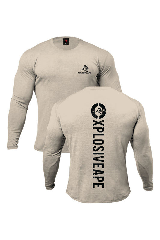 XAPE Impact V2 Long Sleeve Tee - Sand