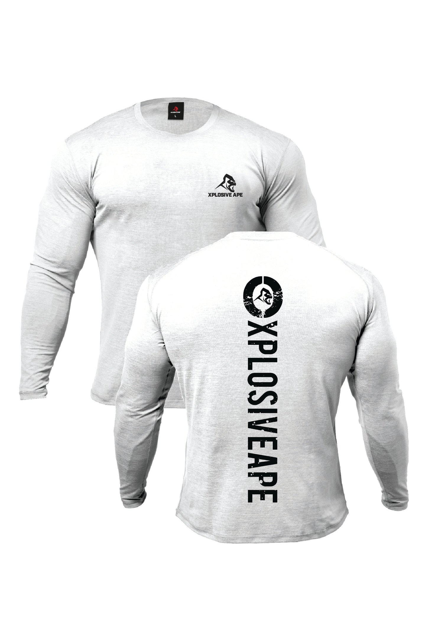 XAPE Impact V2 Long Sleeve Tee - White