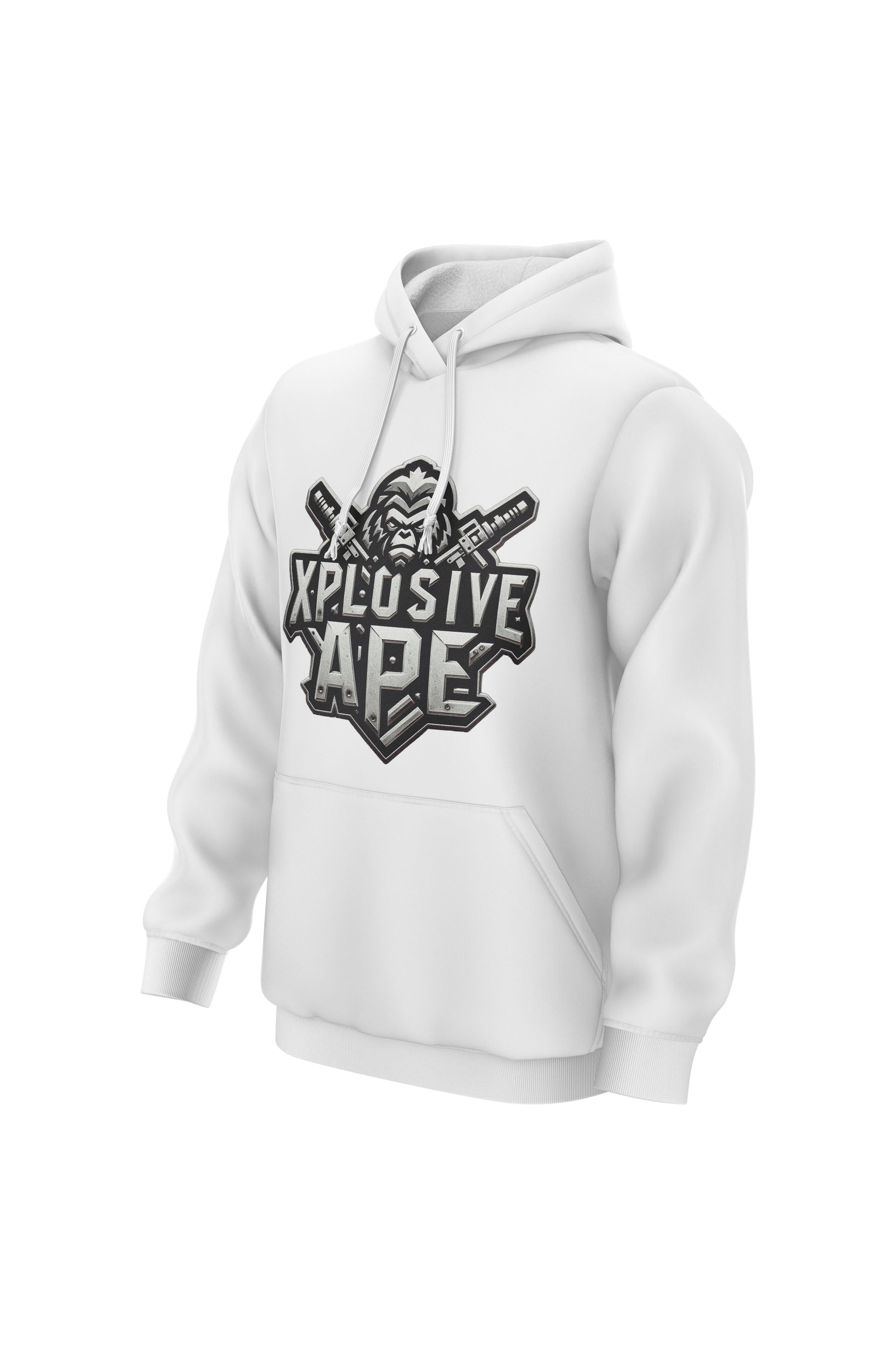 XAPE Iron Monkey Hoodie - White