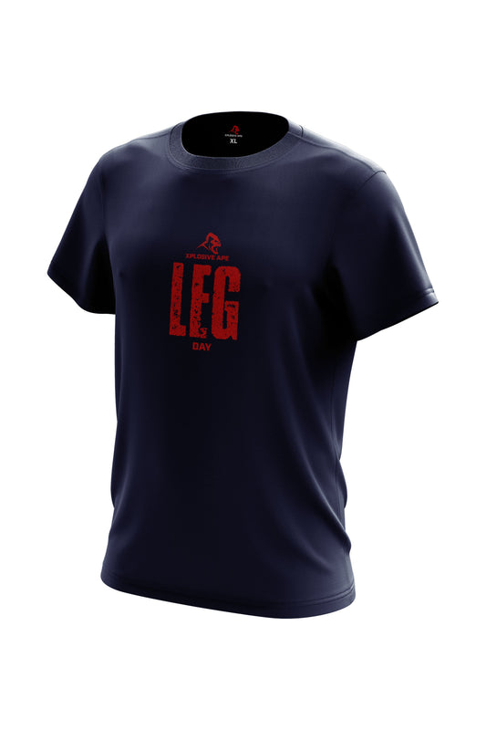 XAPE Leg Day V2 Tee - Navy