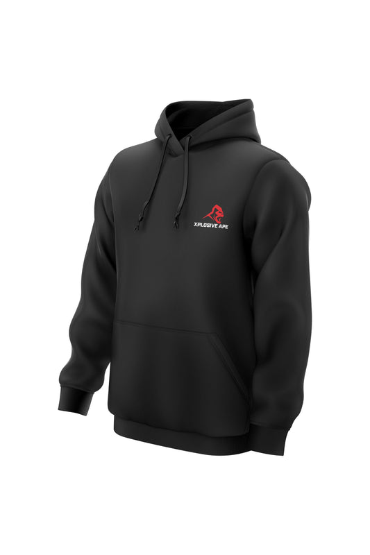 XAPE Original Logo V2 String Hoodie - Black